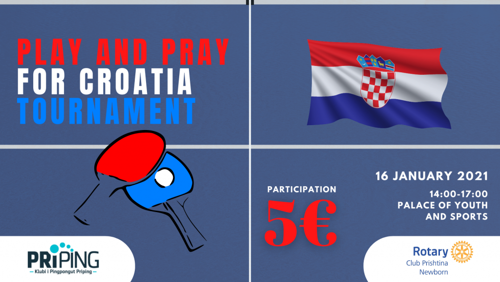 Priping organizon turne pingpongu për Kroacinë