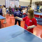 Fëmijët më Down Syndorme luajnë pingpong në KPP PRiPING