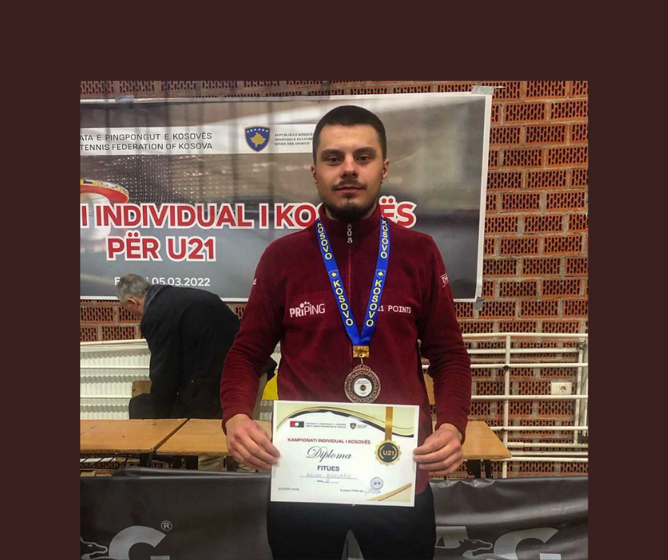 Aulon Bivolaku rëmben medale në Kampionatin Individual të Kosovës U21