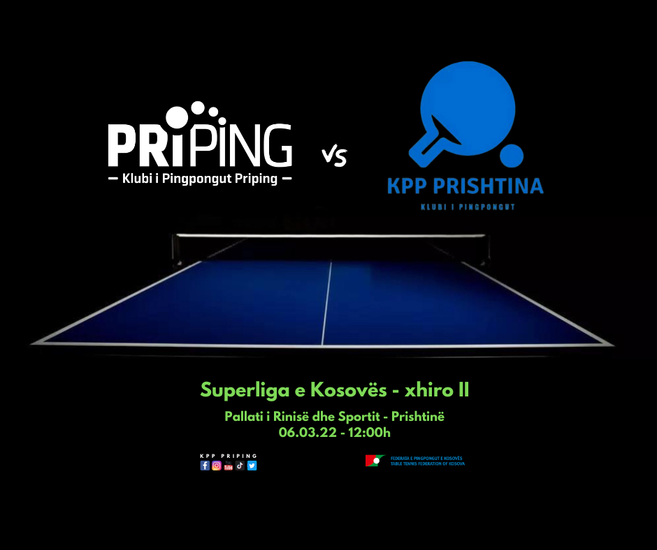 Fillon Superliga e Kosovës në Pingpong
