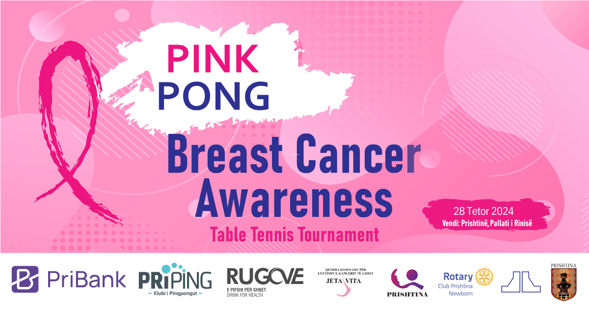 Priping përseri organizon eventin Pink Pong për vetëdijësim për kancerin e gjirit