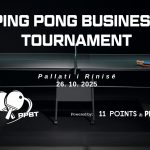 Edicioni i 6-të i Ping Pong Business Tournament mbahet më 26 tetor 2025