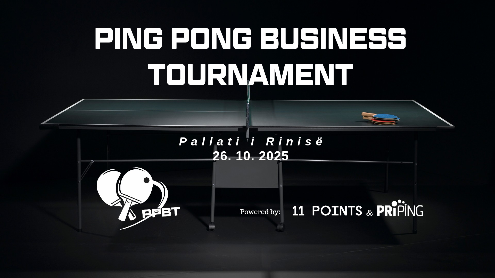 Edicioni i 6-të i Ping Pong Business Tournament mbahet më 26 tetor 2025
